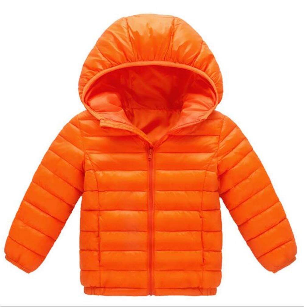 HILEELANG Kids Boy Girl Winter Hooded Puffer Jackets Coats Light Weight Padded Outerwear