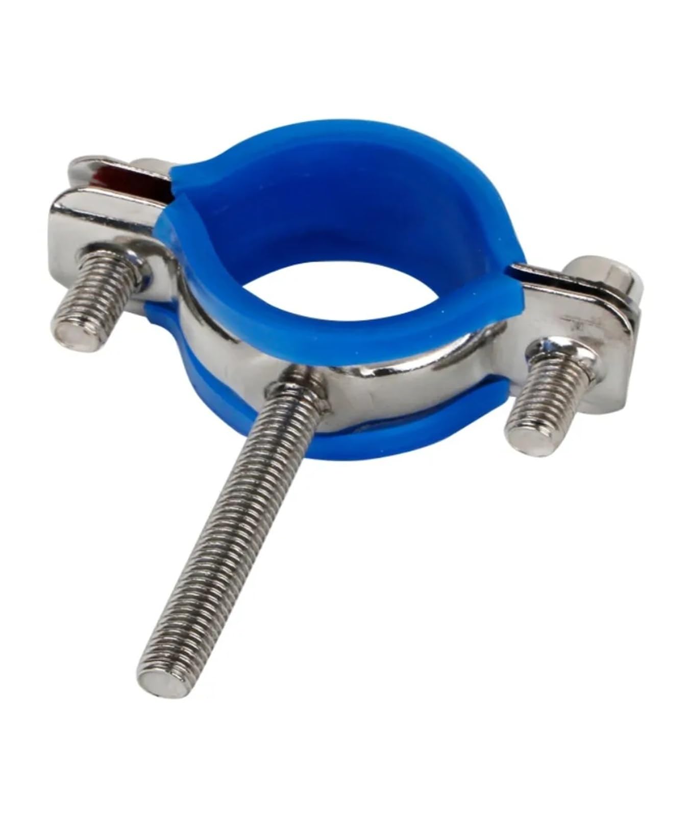 Morsetto for gancio for tubo in acciaio inossidabile 304 Asta for vite M8 50mm 8-108mm OD Testa tonda Bianco Nero(Black,60-65mm)