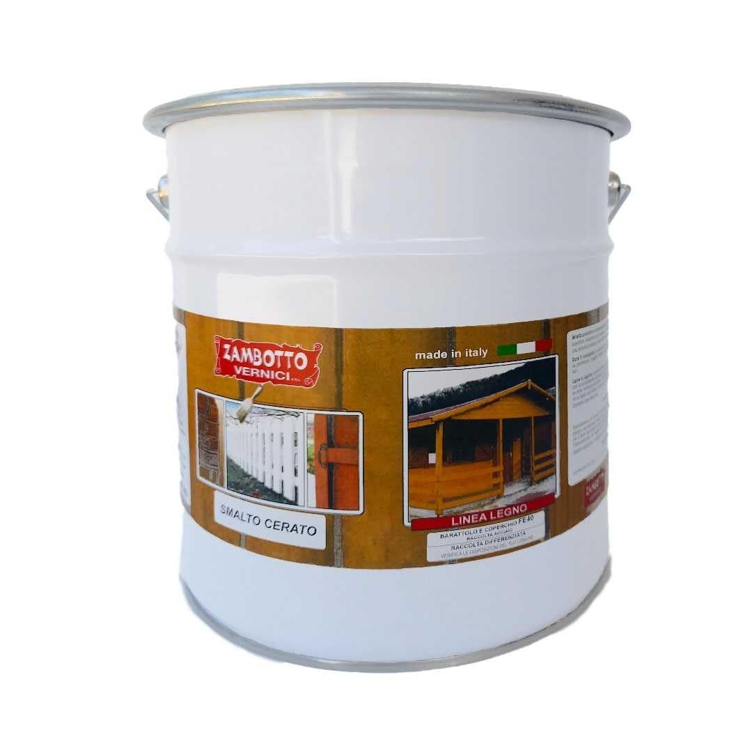 Esmalte encerado disolvente (flatting) SATINADO para madera para interiores y exteriores de 0,75 a 5 litros (5 litros, RAL 3005 - Rojo vino 126)