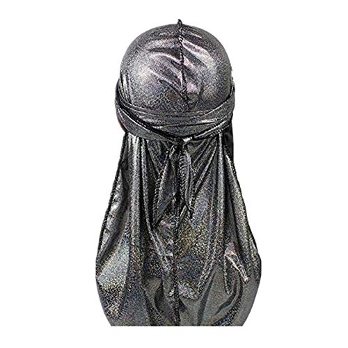 Silky Durag Headwraps with Extra Long Tail and Wide Straps for 360 Waves