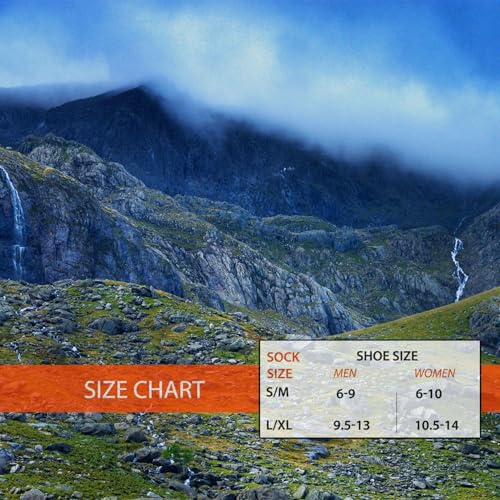 Heavy Work Boot Socks – Durable Comfortable - Great for Hiking, Camping, Hunting (L/XL, Black)3