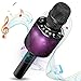 Produktbild Kabelloses Karaoke-Mikrofon, i-Star Bluetooth Karaoke Mikrofon mit LED Disco Licht, Tragbare Wireless Karaoke Maschine für Gesang