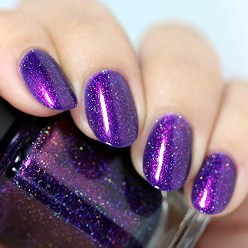 Image of ILNP High Voltage - Royal Purple Holographic Nail Polish