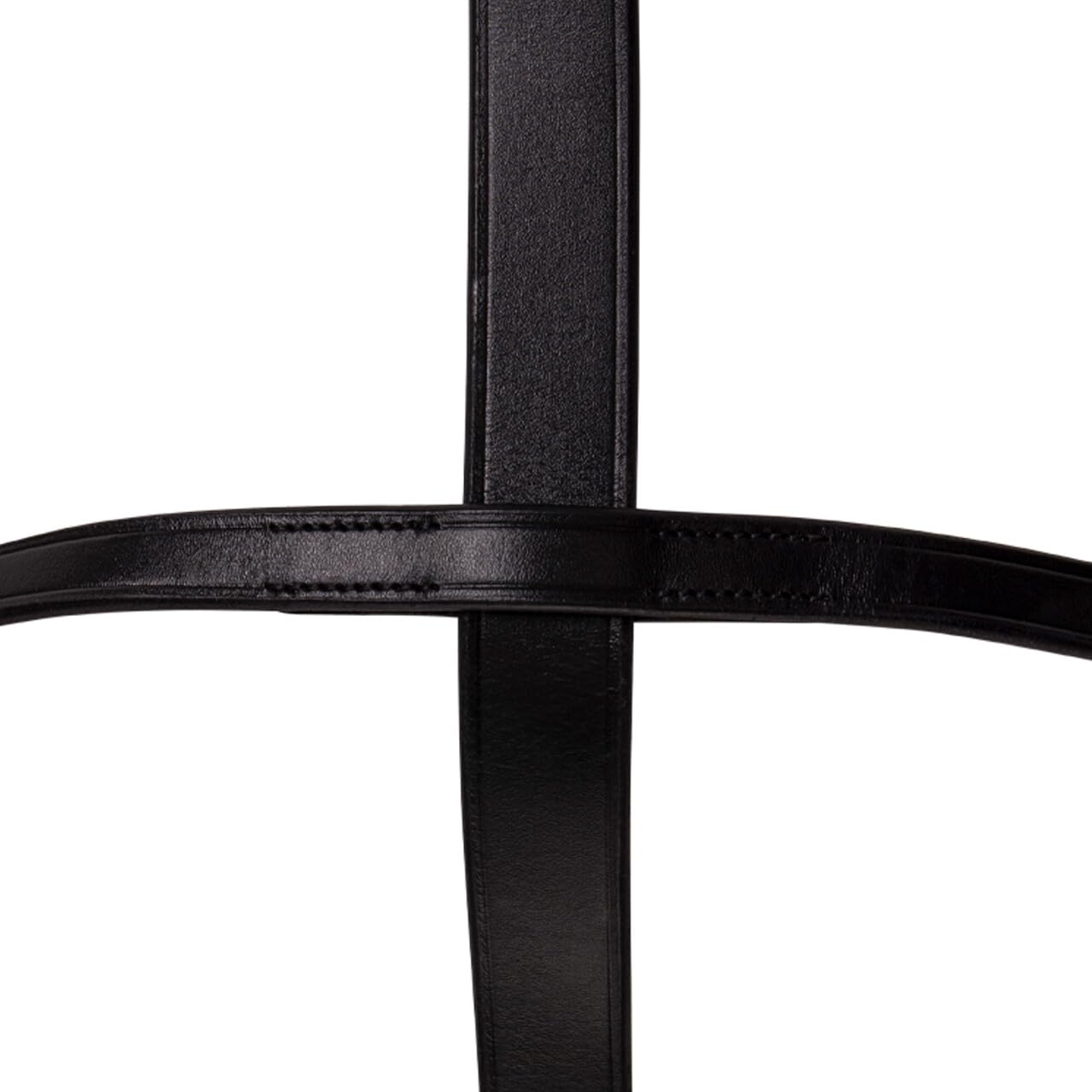 NETPROSHOP Leder Martingal mit Edelstahlschnallen 2-Fach verstellbar Shetty Pony Cob Full, Groesse:Shetty, Farbe:Schwarz