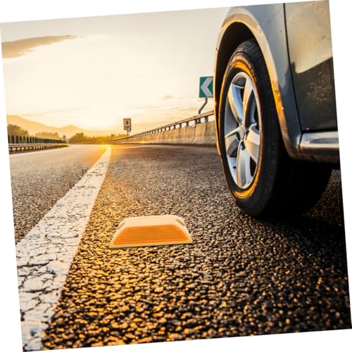 4 reflectores viales plásticos reflectivos para seguridad vial miniatura 6