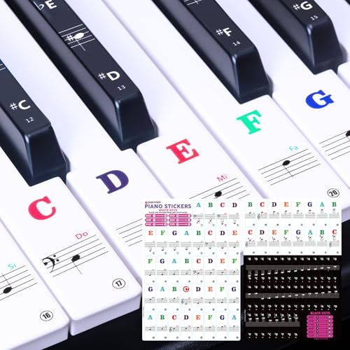 Liquid Stands Piano Keyboard Stickers for...