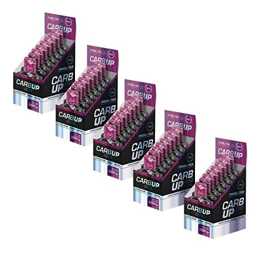 Kit 5X Carb Up Gel Black - 10 Sachês 30g Guaraná com Açai - Probiótica