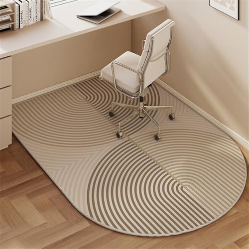 Odot Alfombra Antideslizante para Silla de Escritorio, Alfombra Protectora Suelo Silla Ruedas Gaming, Tapete de Protección de Oficina, para Parqué y Suelos Duros (Estilo Moderno 8,100 * 120CM)