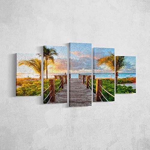 Tableau Pont Homemania pour habiller un mur vide avec un paysage de nature