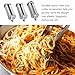 Pasta Maker Attachments Set for all KitchenAid Stand Mixer, including Pasta Sheet Roller, Spaghetti Cutter Stainless Steel Pasta Roller Accessories with 8-Speed