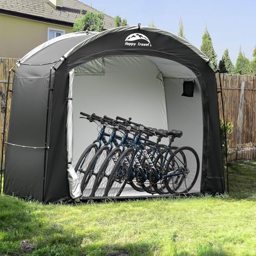 Fahrradzelt für 4-5 Fahrräder, 220x150x185cm Fahrradgarage...