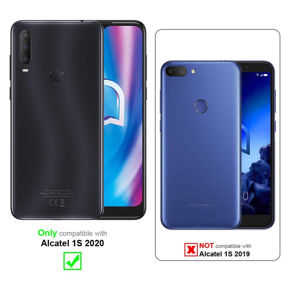 Cadorabo Custodia per Alcatel 1S 2020 Flower Book (1S (2020