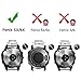 NotoCity Compatible Fenix 5X Plus Bands Fenix 7X Sport Silicone Replacement Watch Strap for Garmin Fenix 5X/Fenix 5X Plus/Fenix 6X/Fenix 6X Pro/Fenix 3/HR/Descent MK1/D2 Delta PX/D2 Charlie(Black)