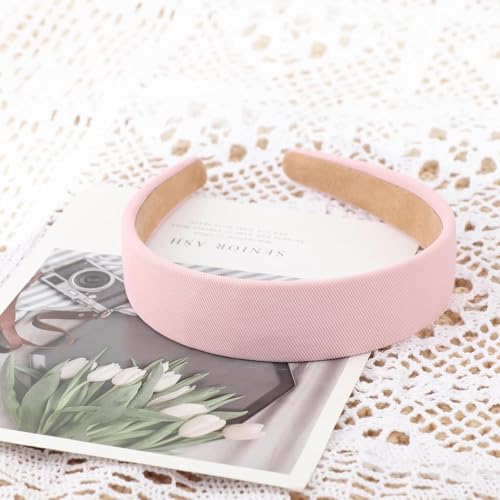 Image of DRESHOW 4 Pcs Wide Headbands for Women Girls Turban Vintage Boho Head Bands Fashion Non Slip Head Wraps Hoop Hair Accessories