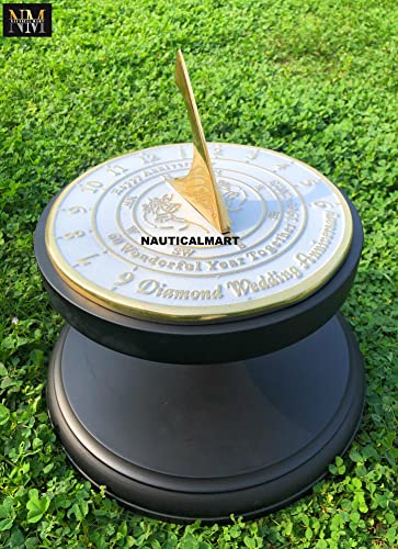 Reloj solar de 60 aniversario NauticalMart con acabados de calidad 5