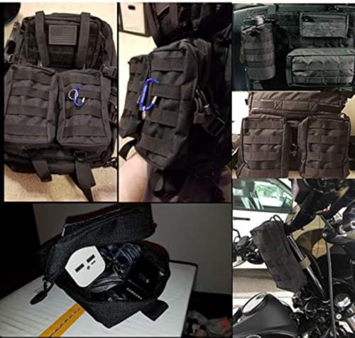 Gexgune Militär 600D MOLLE Tasche Tasche DEC Utility Weste Gadget Tasche Taktische Jagd Wandern Taille Pack Outdoor-Ausrüstung