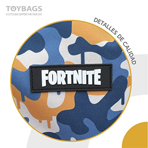 Astuccio Gamer Case Fortnite Blu Mimetico e Manico...
