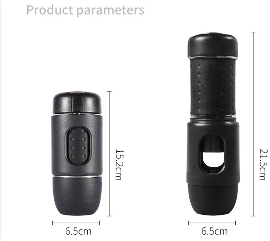 Cafetera portátil, máquina de café expreso Manual Plegable Compatible con cápsulas Nespresso de café molido para Viajes en casa, Oficina, Camping al Aire Libre (Color: A) (A) Interesting