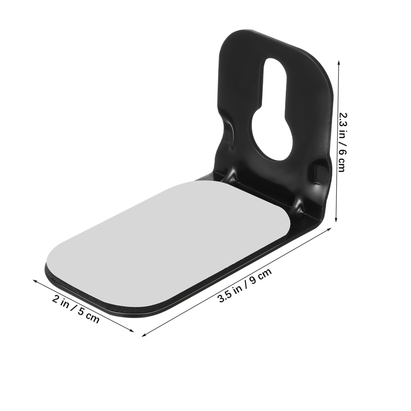 OKUMEYR 1Pair Soundbar Wall Mount Bracket Sturdy Speaker Holder for Organized Setup Adhesive Design Prevents Slipping Fits Soundbars Enhances