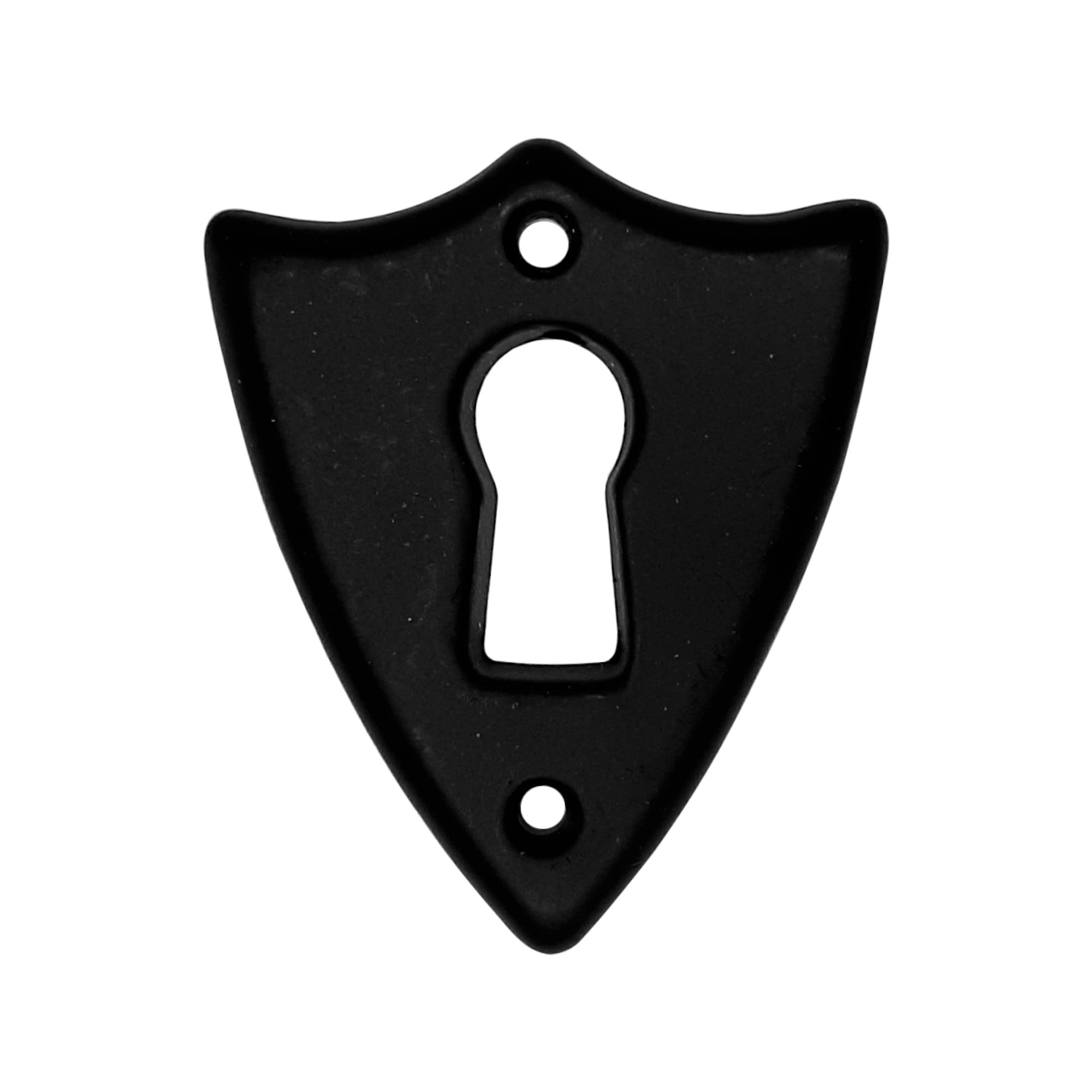 cyclingcolors Vintage Style Open Barrel Skeleton Key Hole Head Furniture Cabinet Antique (Key Hole "Directoire"-Black Iron)
