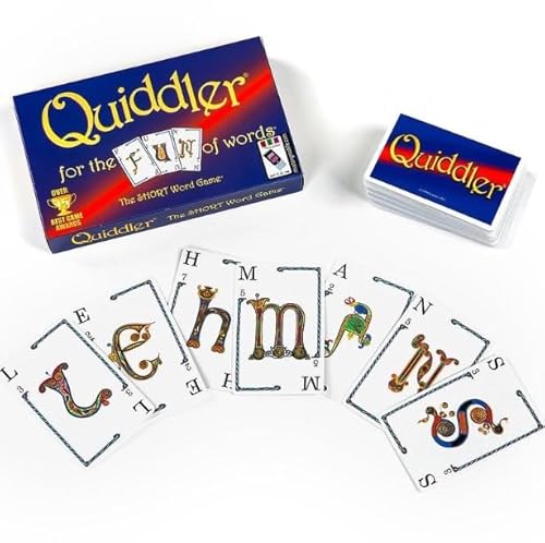 UK BEST SELLERS – Quidd Word Card Game for Kids & Adults | Fun Family Game Night & Travel Game | Educational Spelling Game | Ages 8+ | Multiplayer Deck of Cards