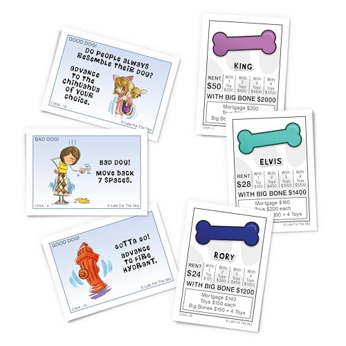 Chihuahua-Opoly juego de mesa familiar edición estándar miniatura 3