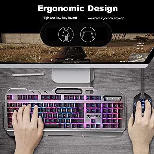 Teclado Gamer Feiyx con Luz RGB USB miniatura 3