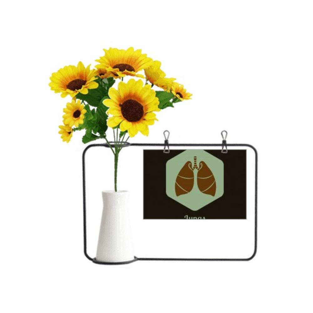 Vase Poumons Cadeau Original pour Médecin Soignant et Professions Médicales