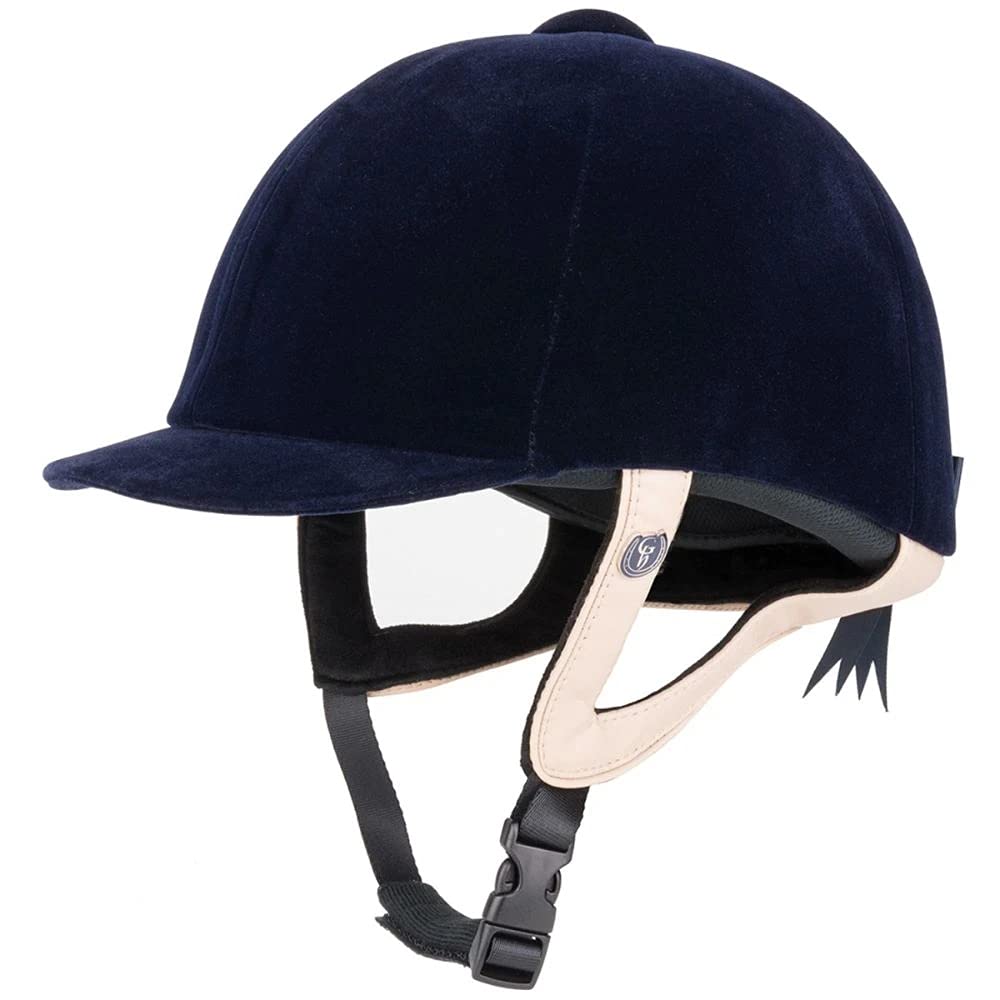 Signature Gatehouse Jeunesse Velvet Riding Hat Navy - 54cm - Clear, Unisex