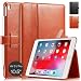 Produktbild KAVAJ Lederhülle London geeignet für Apple iPad Air 3 2019 & iPad Pro 10.5" Hülle Cover Case Cognac-Braun aus echtem Leder mit Stifthalter. Dünnes Echtleder Smart Case Schutzhülle Tasche