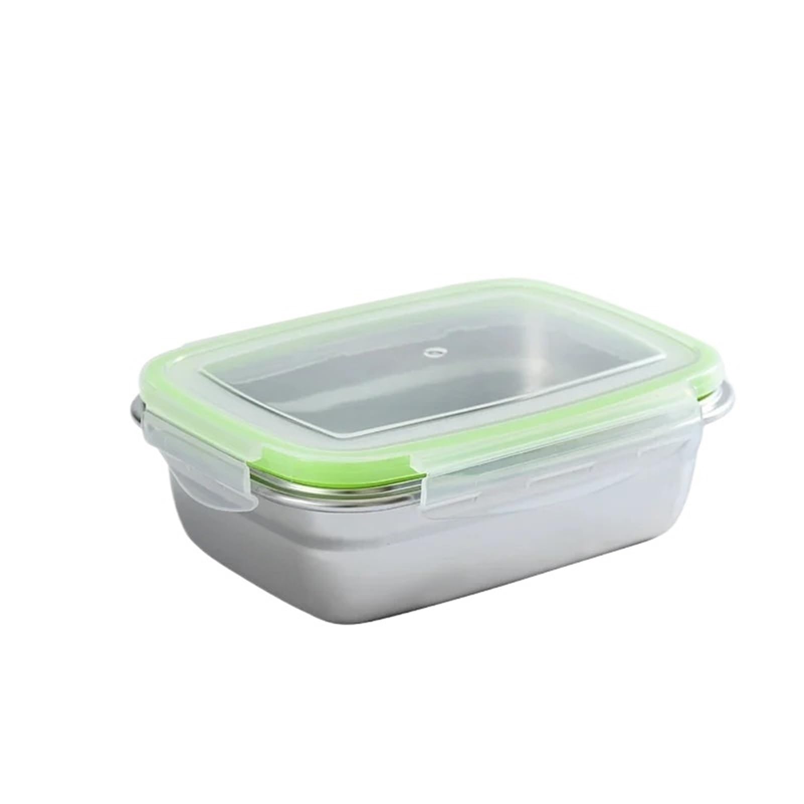 Contenitore for alimenti in acciaio inossidabile, sigillato, a prova di perdite, contenitore for frutta con coperchio, for gnocchi, refrigerato for la conservazione Contenitore Per Alimenti(1800mL)