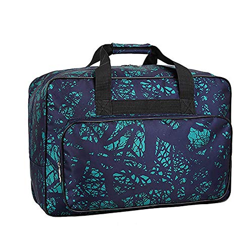 QEES 3 packs naaimachine tas, premium kwaliteit gewatteerde stofdichte opberghoes met handgrepen en zakken, opvouwbare naaimachine opslag Ptotector (groen)