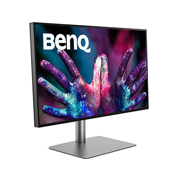 BenQ PD3220U - Monitor Profesional para Diseñadores de 31.5" 4K UHD (3840x2160, Thunderbolt 3, IPS, Display P3, CAD/CAM, Hotkey Puk, Daisy Chain, HDMI, DP, USB-C, Altura ajustable) - Negro /Gris - Image 4