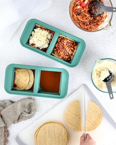 Image of Souper Cubes 2 Cup Silicone Freezer Molds, Kale, 2-Pack | 100% Platinum-Cured Silicone Freezer Cubes, Oven and Microwave Safe, Perfect for Freezing Lasagna, Casseroles and More