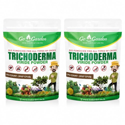 Image of Go Garden Trichoderma Bio Fungicide for Plants 900g x 2 Pack | Organic Soil Fungus Control | High CFU 2 x 10⁸ CFU /g | Prevents Root Rot, Wilt & Damping Off