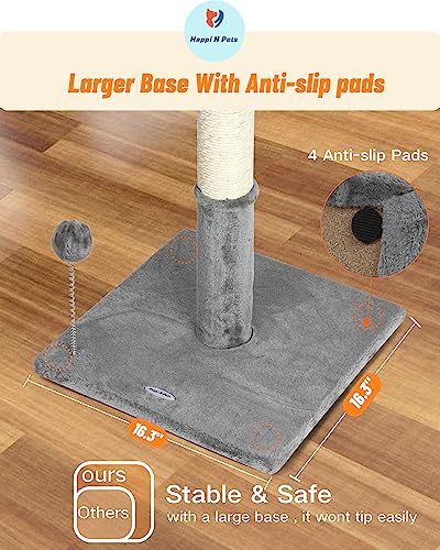 Rascador para Gatos Happi N Pets 26 Pulgadas Torre con Juguete miniatura 6