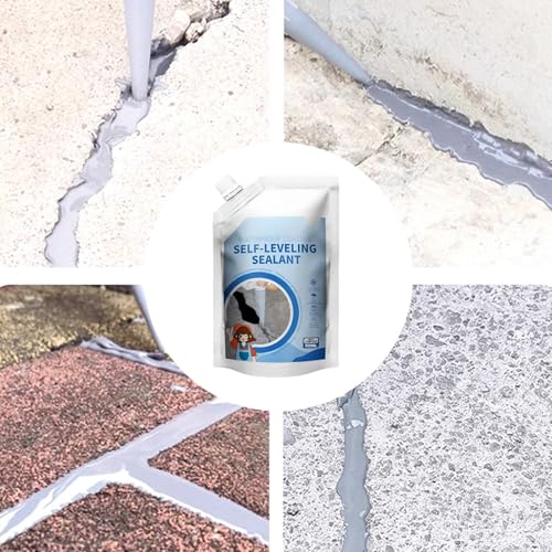 Masilla para hormigón y cemento exterior de 400ml sellador impermeable para suelo y pared 5