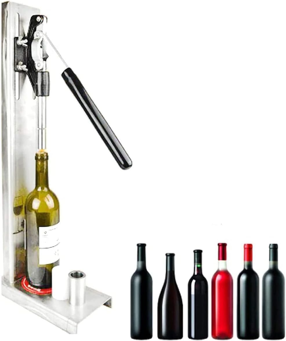 Manuelle Flaschenverschließmaschine – robuste Metall-Crimper für selbstgebrautes Bier und alkoholfreie Getränke