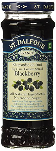 Charles Jacquin-St.Dalfour Consrv, Blk Rasp, 100%Fruit, 10-Ounce (Pack of 6)