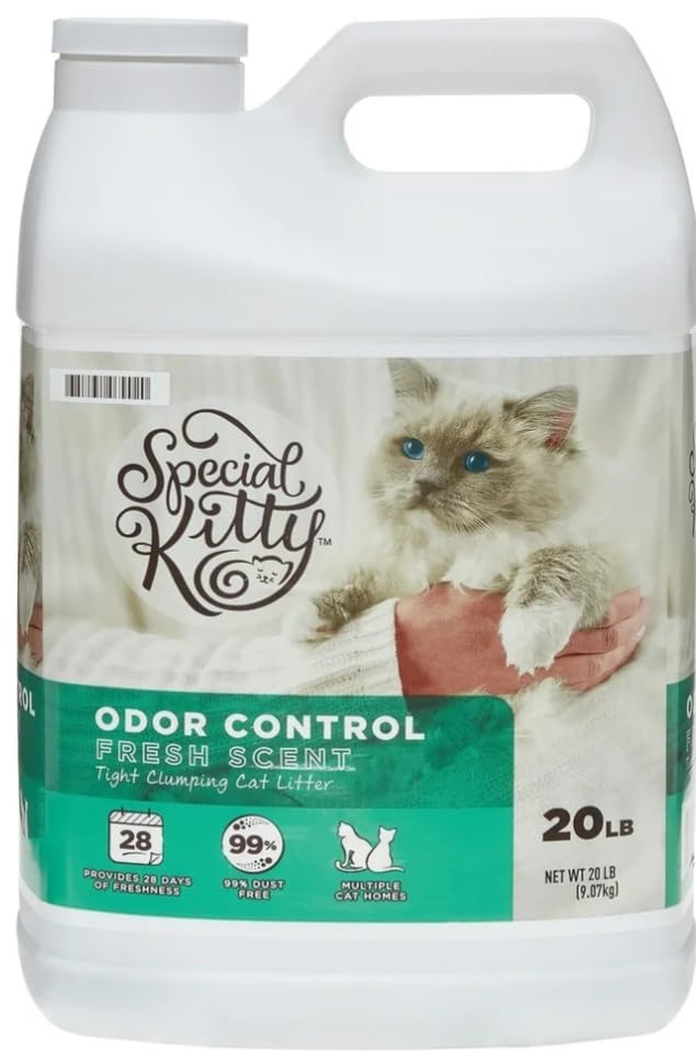 Special Kitty Fresh Scent Scoopable Tight Clumping Cat Litter, 20 lb
