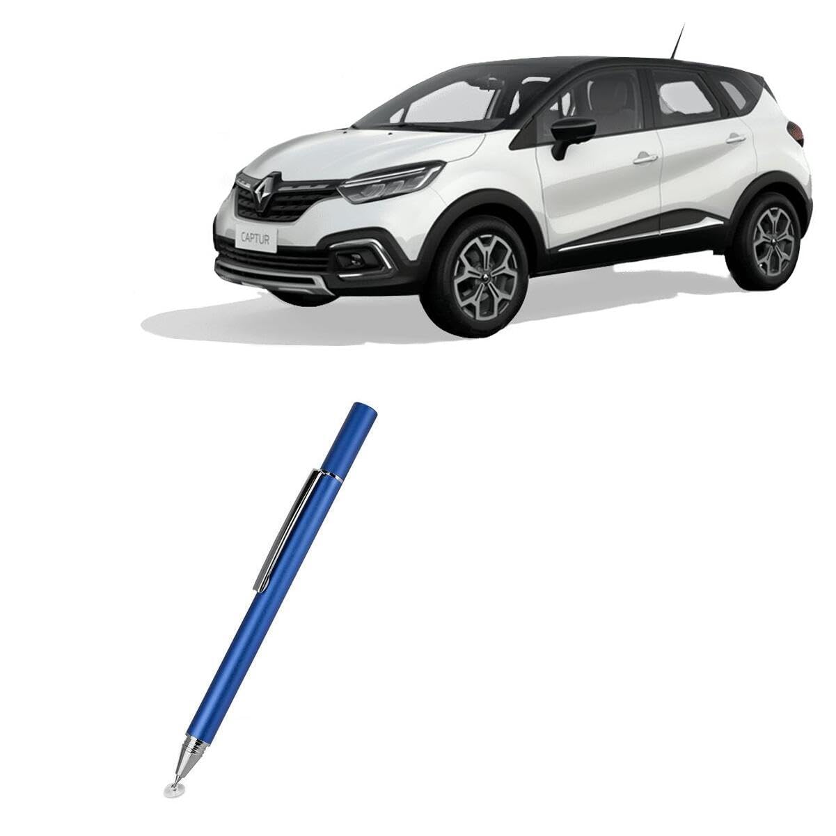 BoxWave Stylus Pen Compatible with Renault 2023 Captur Iconic Display (7 in) - FineTouch Capacitive Stylus, Super Precise Stylus Pen - Lunar Blue
