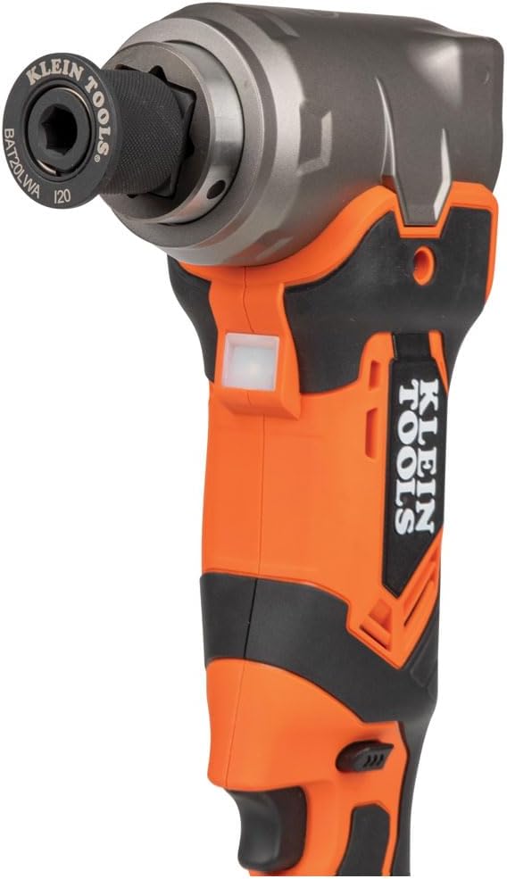 KLEIN TOOLS BAT20LWA Adapter for 90-Degree Impact Wrench (Cat. Nos. BAT20LW and BAT20LW1), 7/16-Inch Quick-Change Adapter, 1/2-Inch Drive