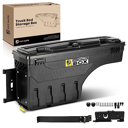 YHTAUTO Truck Bed Storage Tool Box Swing Toolbox Compatible with ...