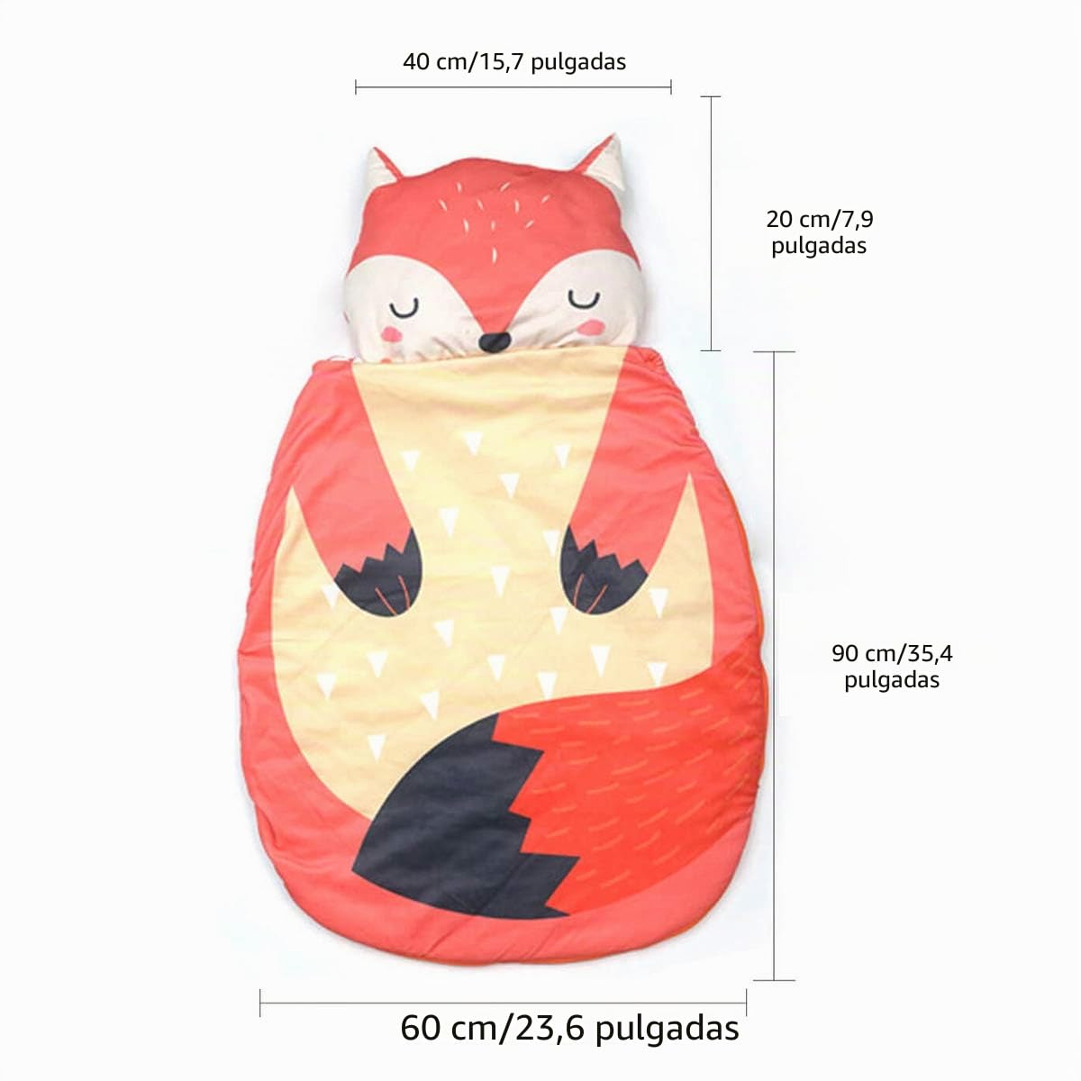 Saco de Dormir para niños pequeños, para guardería, 3 en 1, edredón, Almohada con diseño de Caricatura para guardería, casa, Viajes