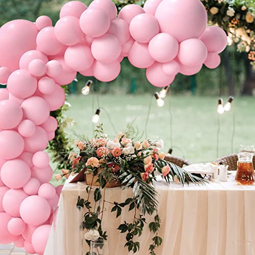 NewWook Palloncini di Compleanno Rosa, 84 Pezzi