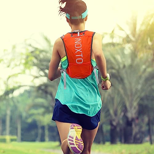 Image of INOXTO Running Hydration Vest Backpack,Lightweight Insulated Pack with 1.5L Water Bladder Bag Daypack for Hiking Trail Running Cycling Race Marathon for Women Men