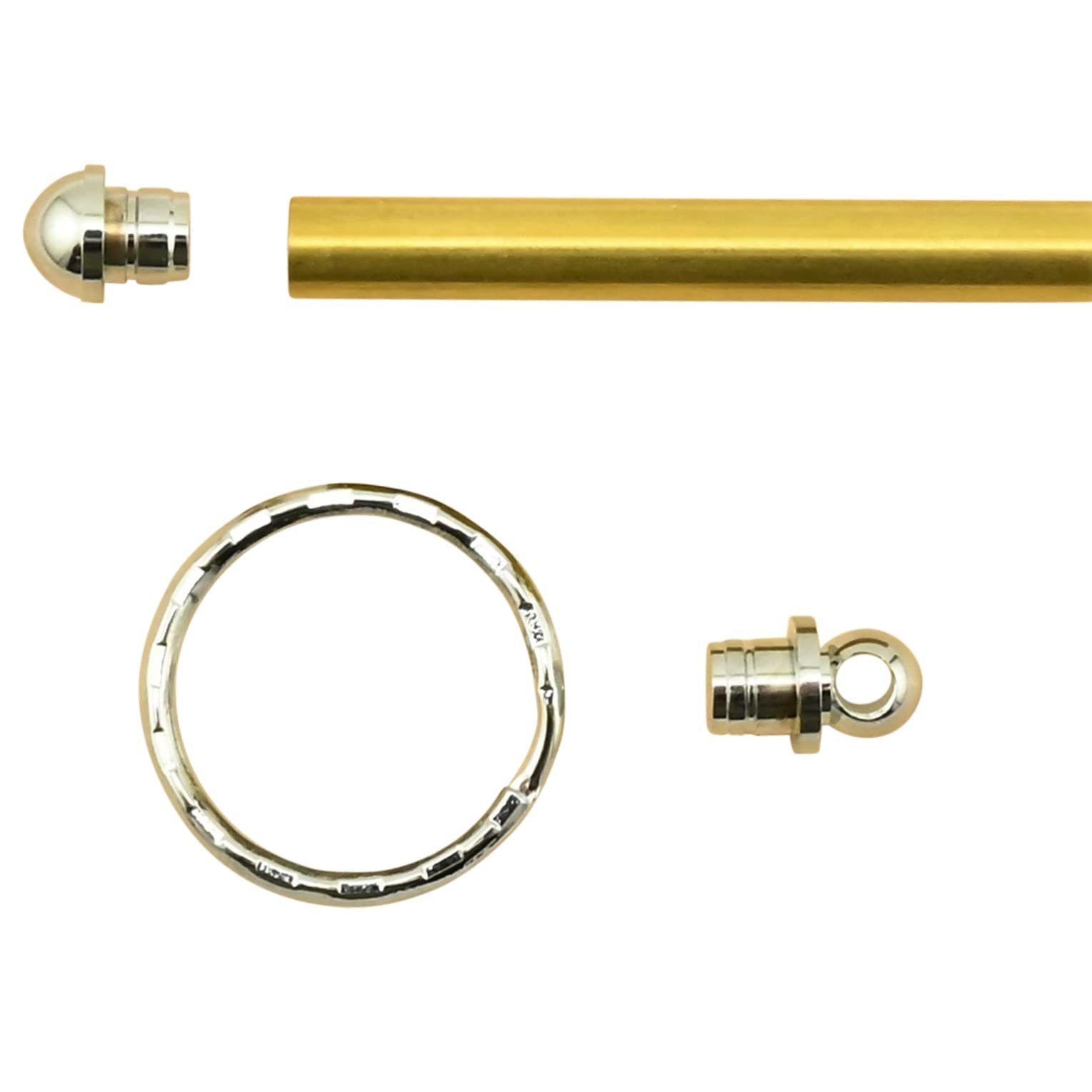 Penn State Industries PKKEYC Chrome Key Chain Kit Woodturning Project