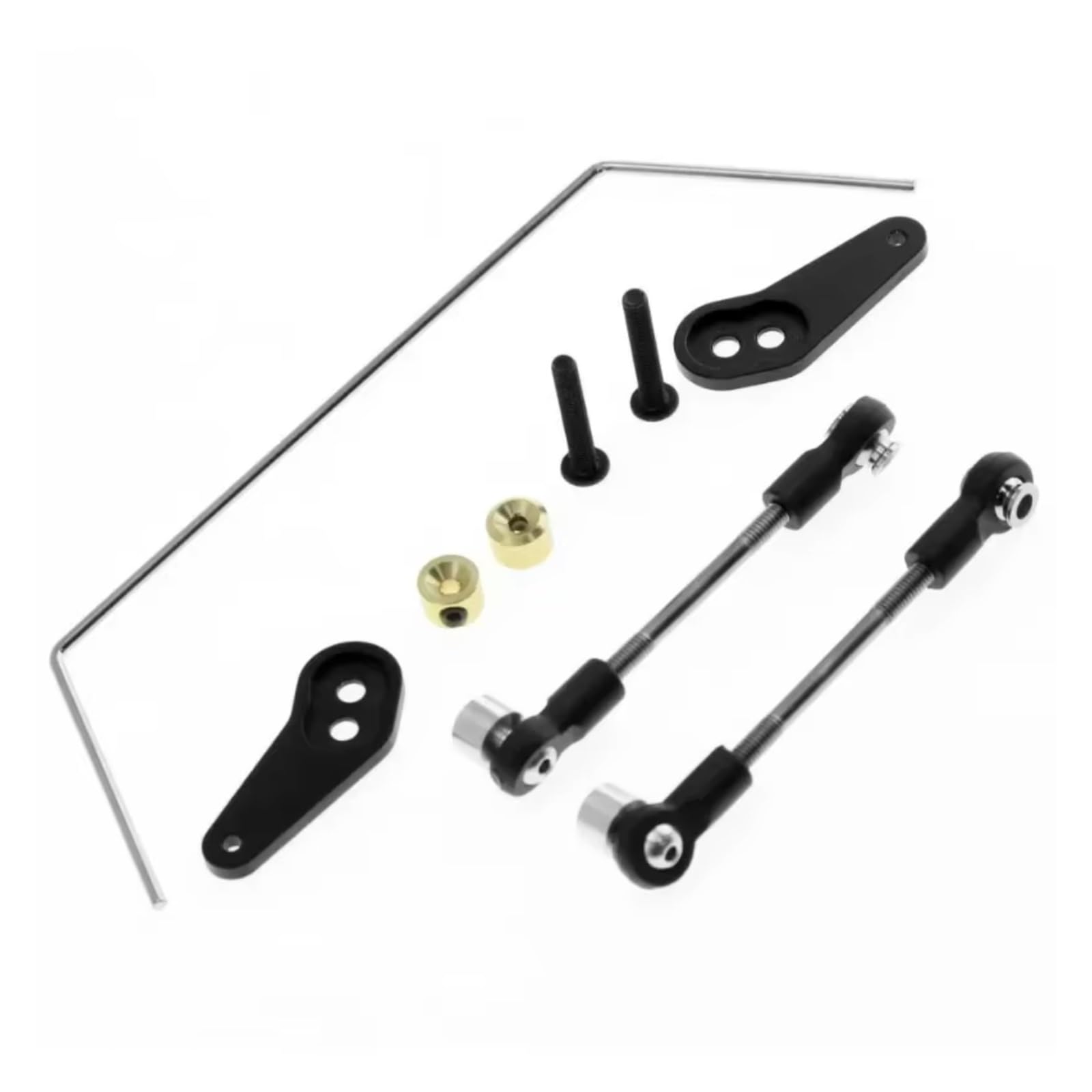 RC Coche Accesorio para Tamiya BB01 para BBX 1/10 Juego De Barra Estabilizadora Trasera De Aluminio RC para Buggy Mejoras De Coche Piezas Accesorios Y Repuestos