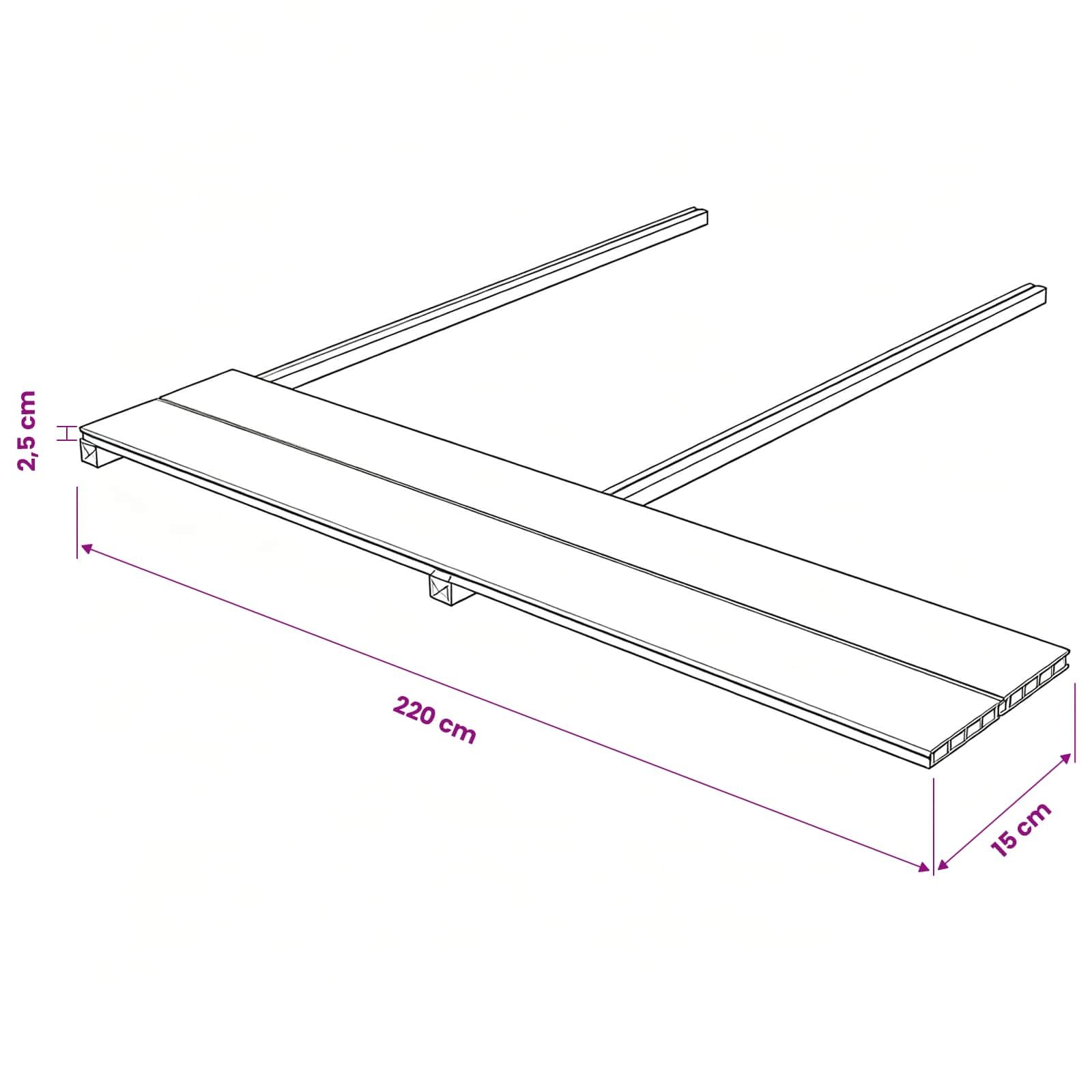 vidaXL Terrassendiele 6 Stk. Dunkelbraun WPC