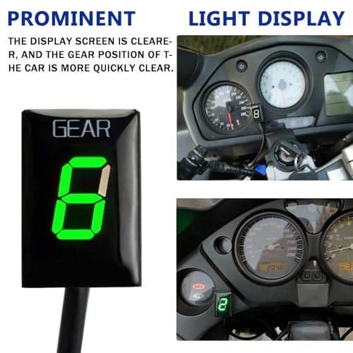 Indicador de marchas para rutas seguras en moto CB600F Hornet y CBR1100XX 3